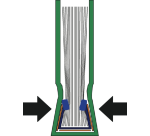 Couverture Leitz 3,5mm couverture rigide bleu