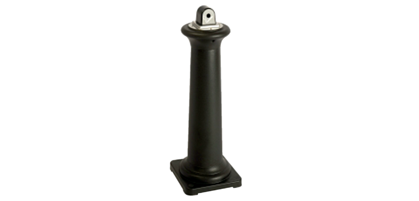 Asbak Rubbermaid Groundskeeper Tuscan vrijstaand zwart