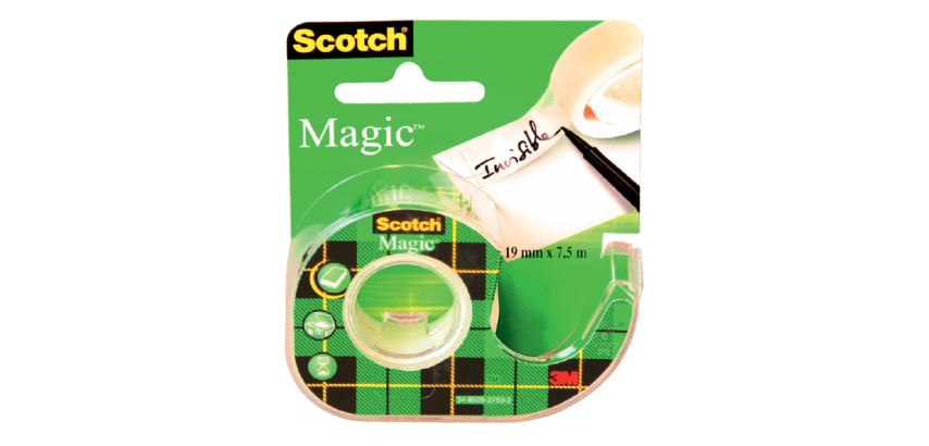 Scotch Magic 810 Klebeband 7,5m x 19mm unsichtbar + Abroller