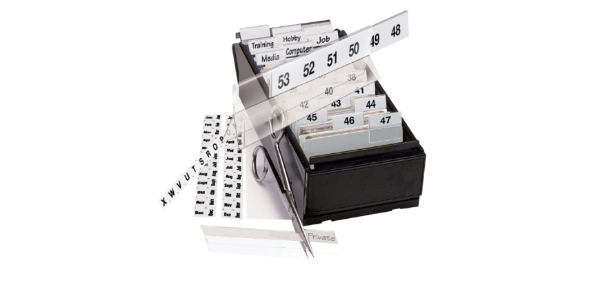 Index Tabs Djois 10x150mm Permanent Adhesive White 5 Pieces