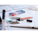 Feutre CD edding 8400 ogive 0,5-1mm bleu