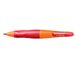 Portemine STABILO EASYergo HB 3,15mm droitier orange/rouge + taille-crayon