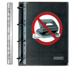 Bande de classement Djois Filestrip A4 295mm 2/4 anneaux transparent 100 pièces