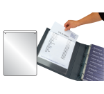 Model U Djois sleeve 158x220mm adhesive transparent PP 10 pieces