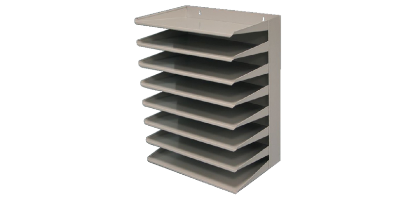 Etagère trieur Vepa Bins 8 compartiments gris