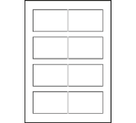 AVERY Quick and Clean business cards, glossy, 200 cards, 250 g m²