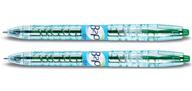 Stylo Gel PILOT Begreen B2P Medium vert