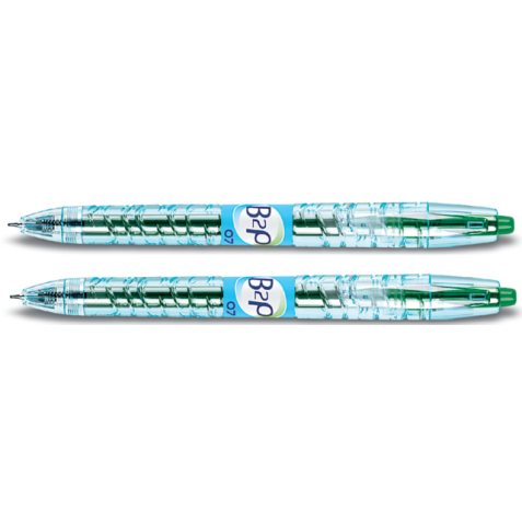 Stylo Gel PILOT Begreen B2P Medium vert