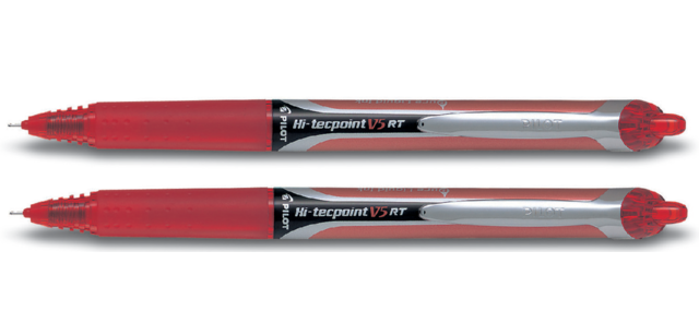 Rollerpen PILOT Hi-Tecpoint V5 RT fijn rood