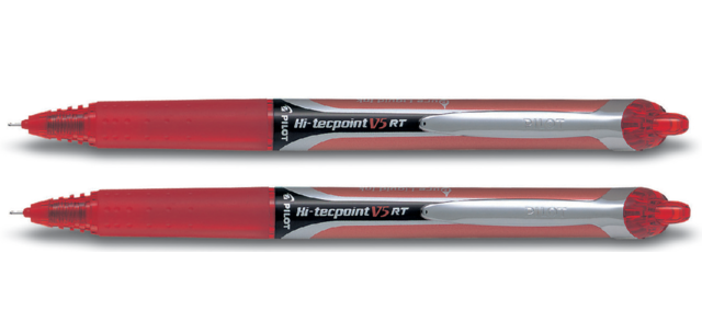 Rollerpen PILOT Hi-Tecpoint V5 RT fijn rood