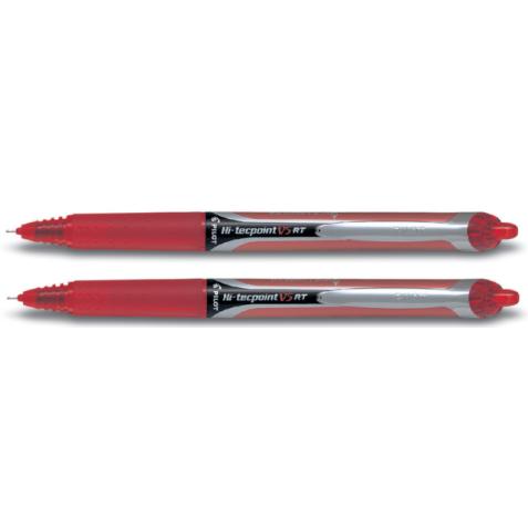 Rollerpen PILOT Hi-Tecpoint V5 RT fijn rood