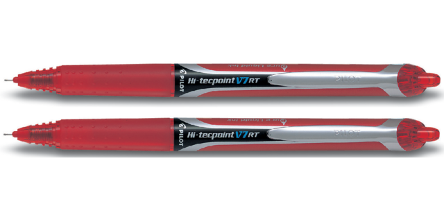 Rollerpen PILOT Hi-Tecpoint V7 RT medium rood