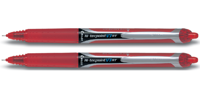 PILOT Hi-Tecpoint V7 RT Medium red rollerball