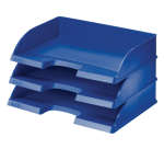 Brievenbak Leitz Plus A4 maxi dwars blauw
