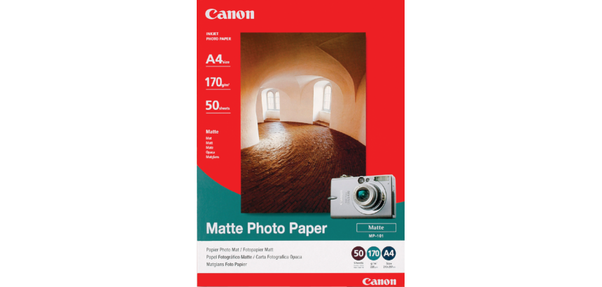 Papier jet d’encre Canon MP-101 A4 170g mat 50 feuilles