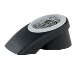 Vegas schwarze Büroklammerhalter, 100 Büroklammern inklusive