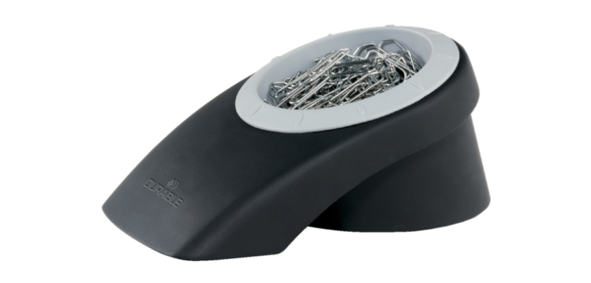 Papercliphouder Vegas inclusief 100 paperclips zwart