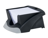 Bloc-cube Vegas 90x90mm noir avec 500 feuillets