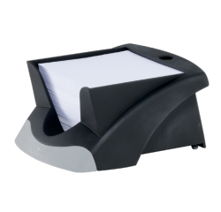 Bloc-cube Vegas 90x90mm noir avec 500 feuillets
