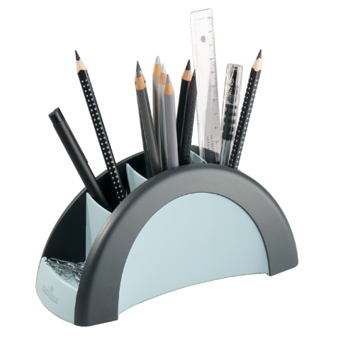 Organiseur de bureau Durable Vegas 5 compartiments noir/gris
