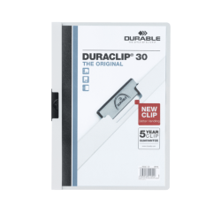 Chemise à clip Durable Duraclip A4 3mm 30 feuilles blanc
