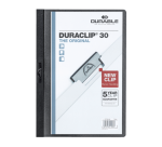 Chemise à clip Durable Duraclip A4 3mm 30 feuilles noir