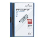 Chemise à clip Durable Duraclip A4 3mm 30 feuilles bleu
