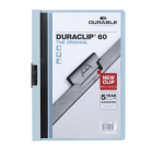 Klemmap Durable Duraclip A4 6mm 60 vellen blauw