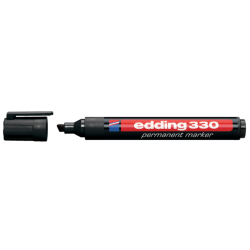 Marqueur edding 330 Permanent biseau 1,5-5mm noir