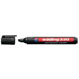 Viltstift edding 330 schuin 1.5-5mm zwart