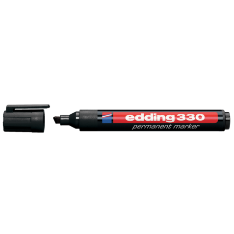 Marqueur edding 330 Permanent biseau 1,5-5mm noir