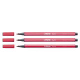 Feutre STABILO Pen 68/50 Medium rouge foncé