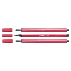 Feutre STABILO Pen 68/50 Medium rouge foncé