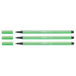 En_rotulador stabilo acuarelable pen 68 verde hoja punta gruesa 1mm