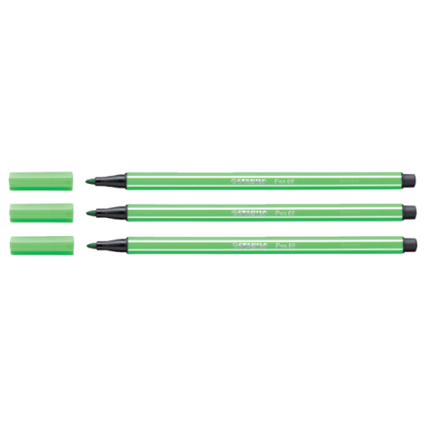 Feutre STABILO Pen 68/43 Medium vert feuille