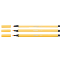 Feutre STABILO Pen 68/44 Medium jaune