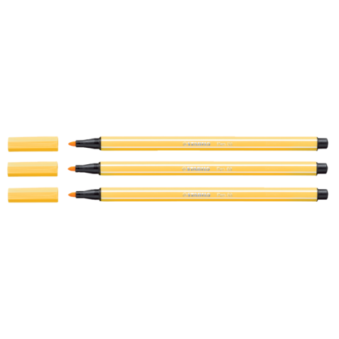 Feutre STABILO Pen 68/44 Medium jaune