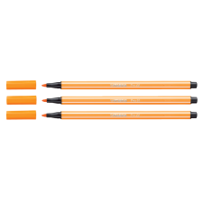 En_rotulador stabilo acuarelable pen 68 naranja punta gruesa 1mm