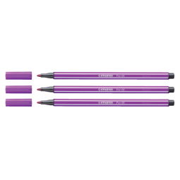 En_rotulador stabilo acuarelable pen 68 lila punta gruesa 1mm