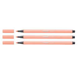 Feutre STABILO Pen 68/26 Medium abricot