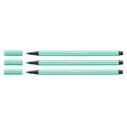 En_rotulador stabilo acuarelable pen 68 verde hielo punta gruesa 1mm