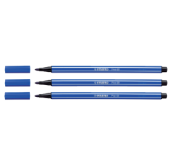 Feutre STABILO Pen 68/32 Medium bleu foncé