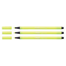 Viltstift STABILO Pen 68/024 medium neon geel