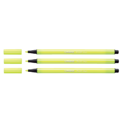 Feutre STABILO Pen 68/024 Medium néon jaune