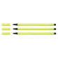 Viltstift STABILO Pen 68/024 medium neon geel