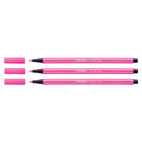 Feutre STABILO Pen 68/056 Medium néon rose