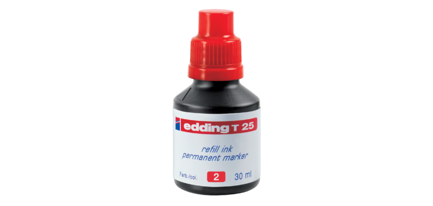 Edding T25 red marker ink