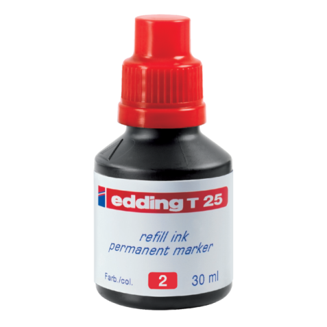 Viltstiftinkt edding T25 rood