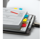 Marque-pages Post-it 680 25,4x43,2mm bleu vif