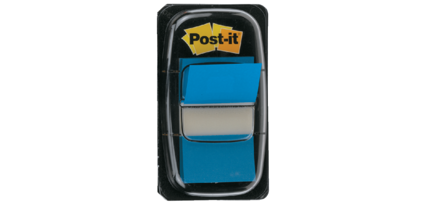 Post-it bookmarks 6802 25.4x43.2mm blue